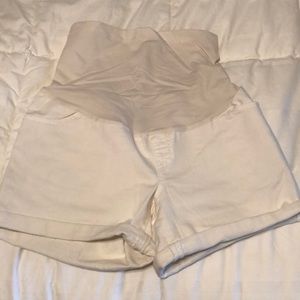 Liz Lange Maternity White Shorts